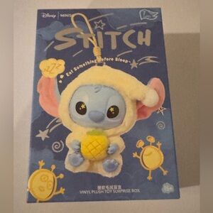 Disney Stitch Blue and Yellow Vinyl Plush Box